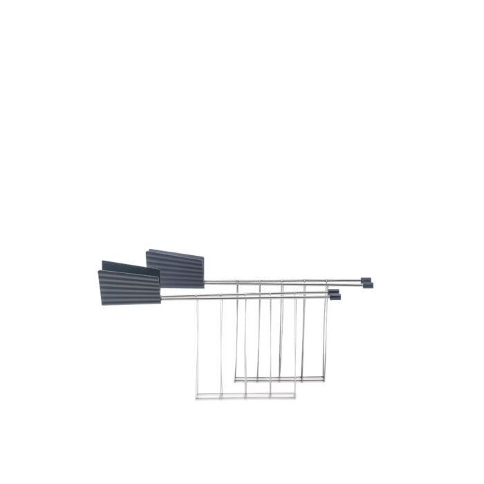 Alessi - Set of Two Toaster Racks - Grey